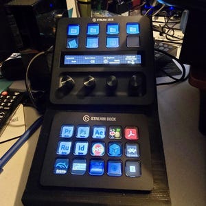 Vertical Dual Mount for Elgato Stream Deck + and MK1 image 3