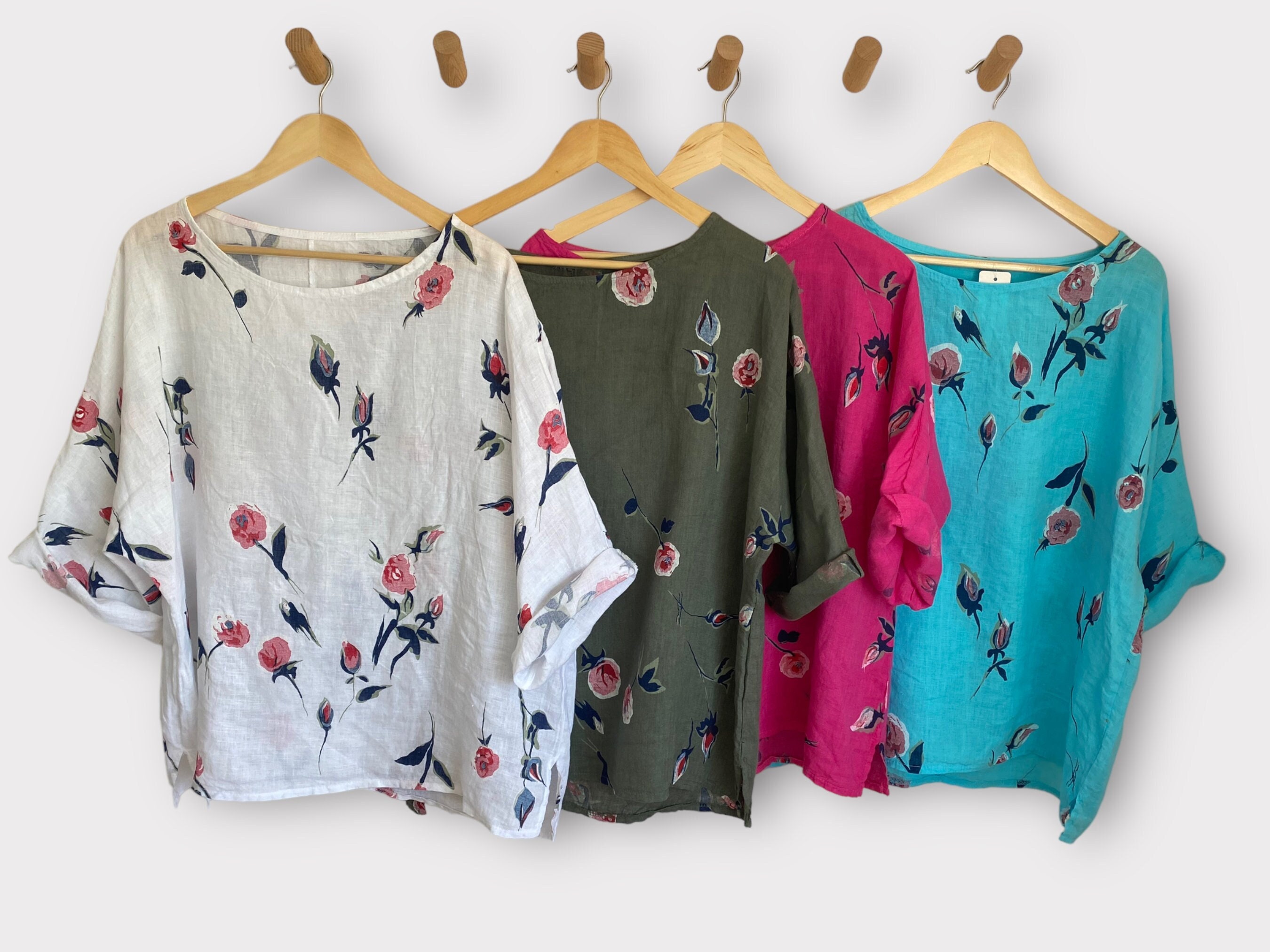 Puro lino italiano Etsy Espa a