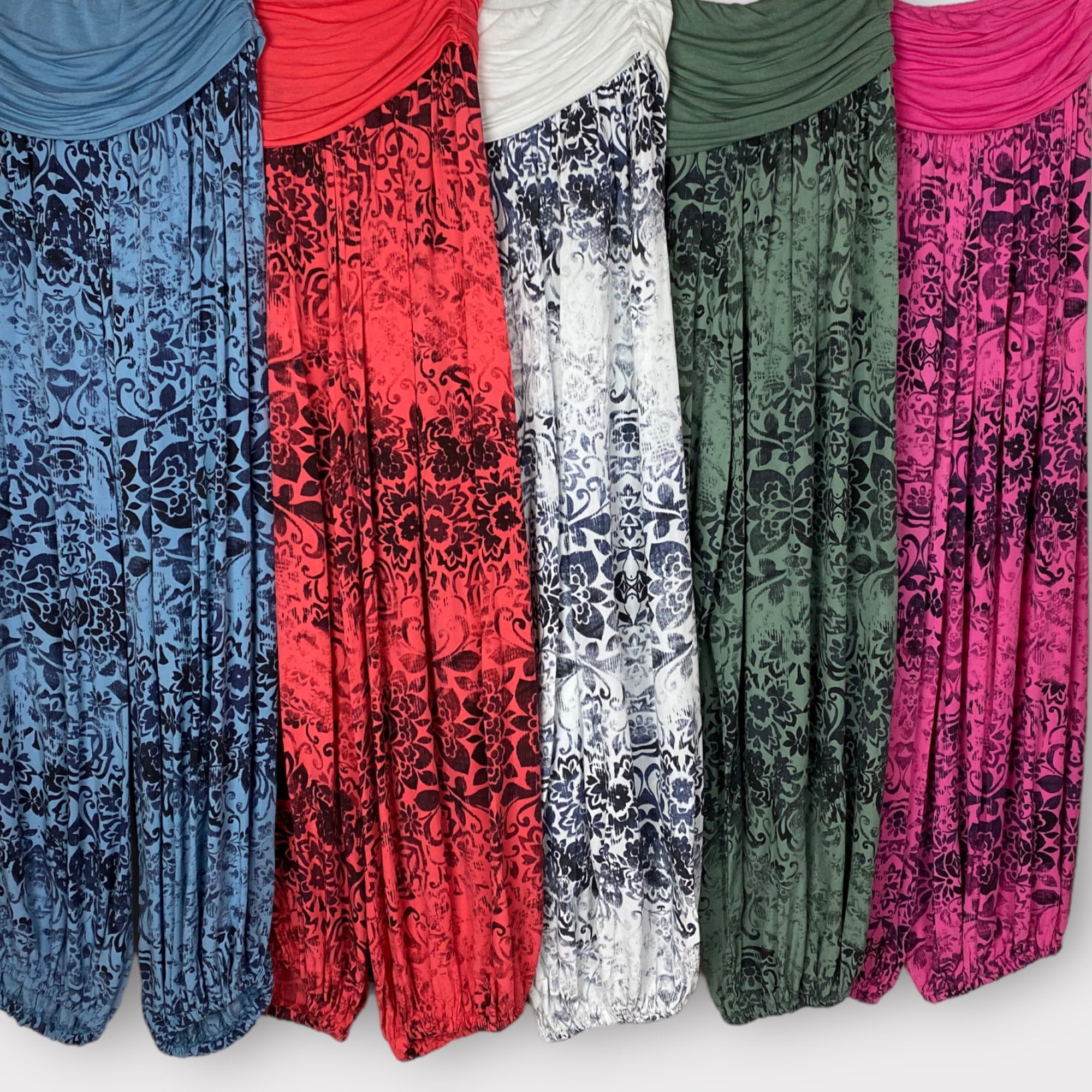 Lightweight Floral Harem Pants Comfortable Yoga Trousers - Etsy UK