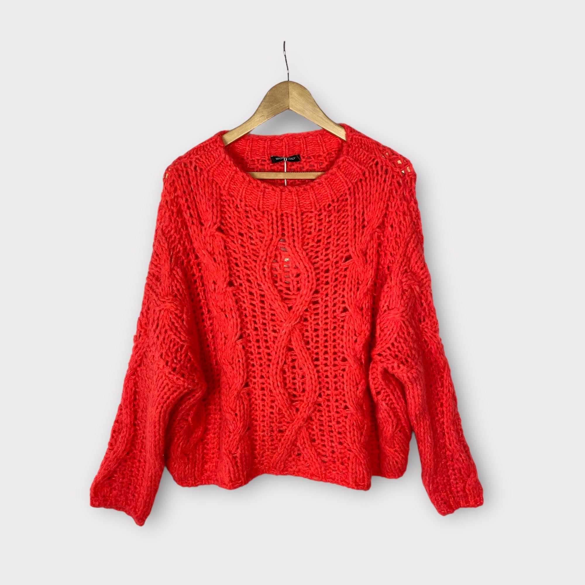 Plus size clearance burnt orange sweater
