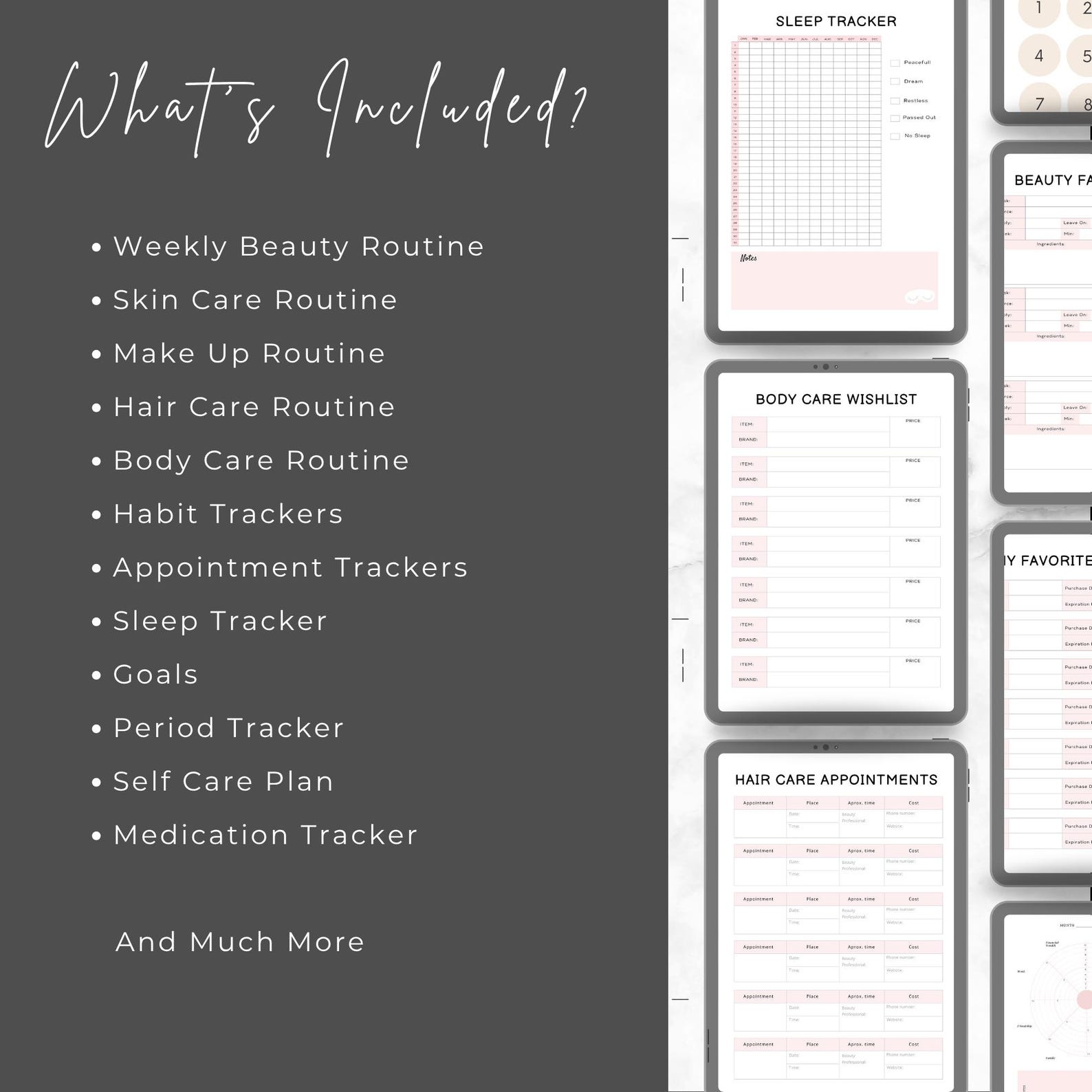 Self Care Routine Planner | Printable Wellness Journal | Daily Habit ...