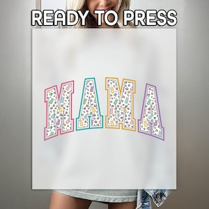 Peeps Bunny Mama DTF, Easter Mama Print, Heat Press DTF Transfer, Easter Day Print, Premium DTF Transfer, Mama Happy Easter Print