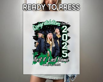 Special Graduation Ready to Press DTF Transfer, Custom Name Print, Heat Press DTF Transfer, Trendy Graduation Print, Gift For Students DTF