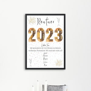 Regalo per la pensione, regalo in denaro per la pensione da stampare per cornici, regalo fatto in casa per la pensione 2023