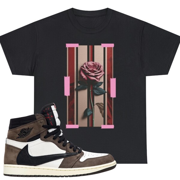 travis scott jordan 1 matching shirt