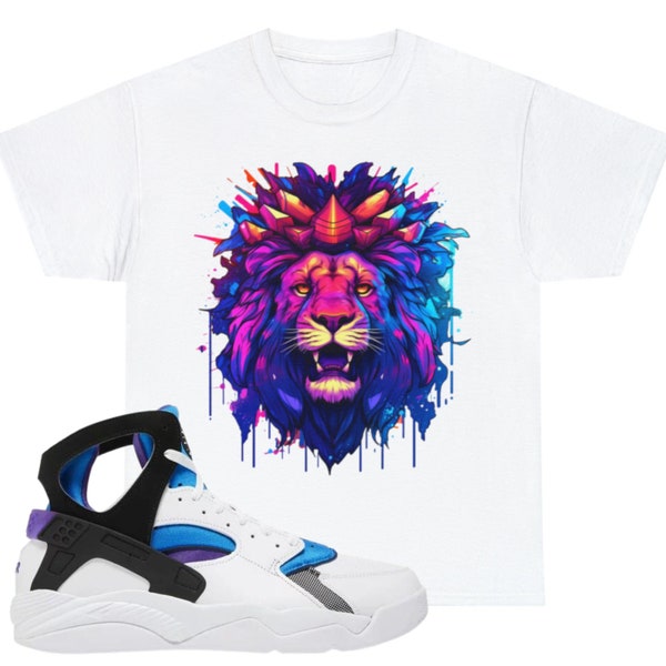 Shirt To Match Air Flight Huarache OG Unisex Tee Sneaker Shirt Gift For Him Lion Shirt Gift Outfit For Kicks Shirt For Air Flight FD0183 101