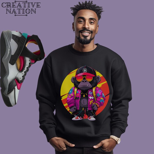 Sweatshirt To Match Air Flight Huarache Airbrush Bordeaux Unisex Tee Ape Shirt Gift For Huarache Shirt Sneaker Shirt Sneaker Tee FD0189 001