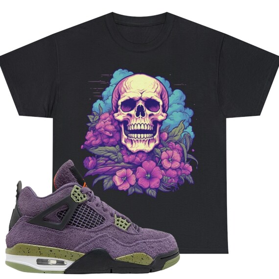 canyon purple jordan 4 shirt