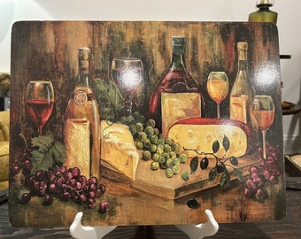 Pimpernel Artisanal Wine Cork-Backed Placemats, Set of 4, 15.7 X 11.7"