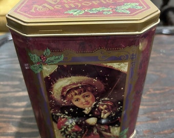 Victorian Memories Christmas Card Tin
