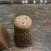 Set RUFF HEWN Red Stitch Pattern Stoneware Salt & Pepper Shakers - Etsy
