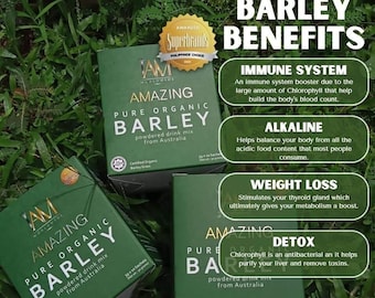 IAM Amazing Pure Organic Barley Power Drink Mix