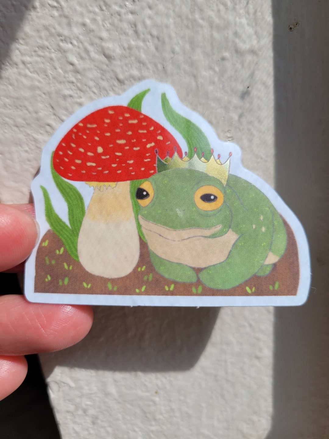 Frog Boi Sticker | Vinyl Die Cut Sticker | Waterproof Sticker | Cute ...