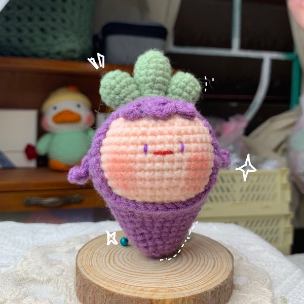 Crochet Radish Etsy