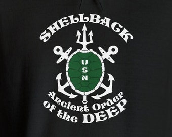 United States Shellback Ancient Order of the Deep Unisex Heavy Blend™ Hooded Sweatshirt