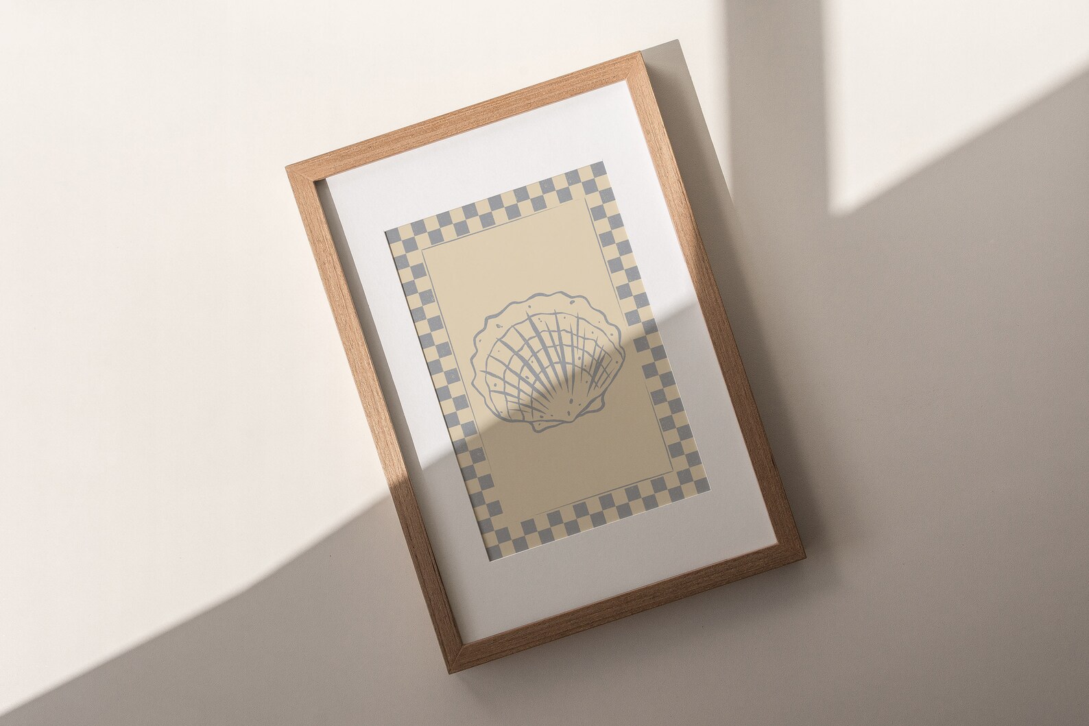 Seashell Art Print | Summer Shell Print | Seashell Ink Drawing ...
