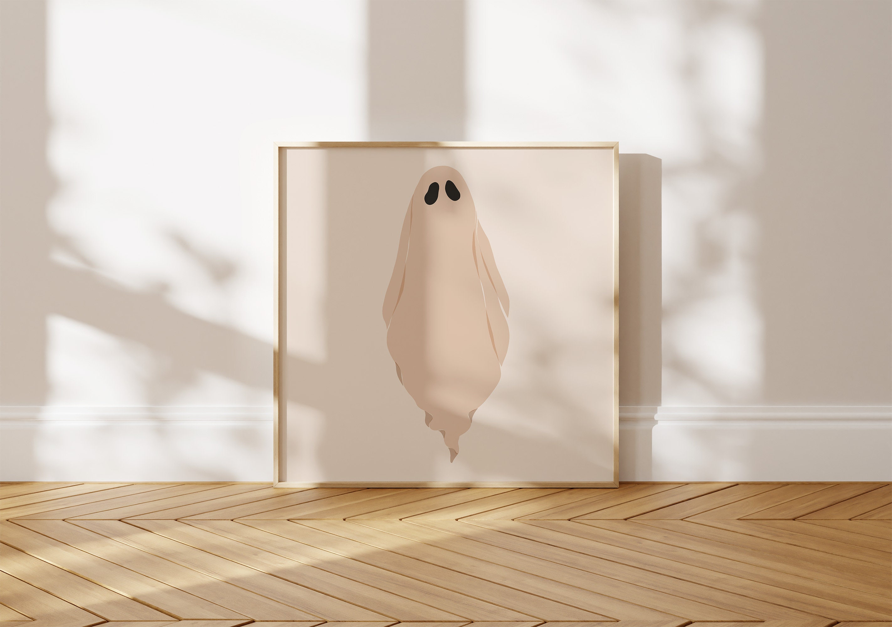 Niedliche Gespenster-Lese-Laterne Boo - 3D Harz Nachtlicht Mit Warmem Licht Für Halloween Deko