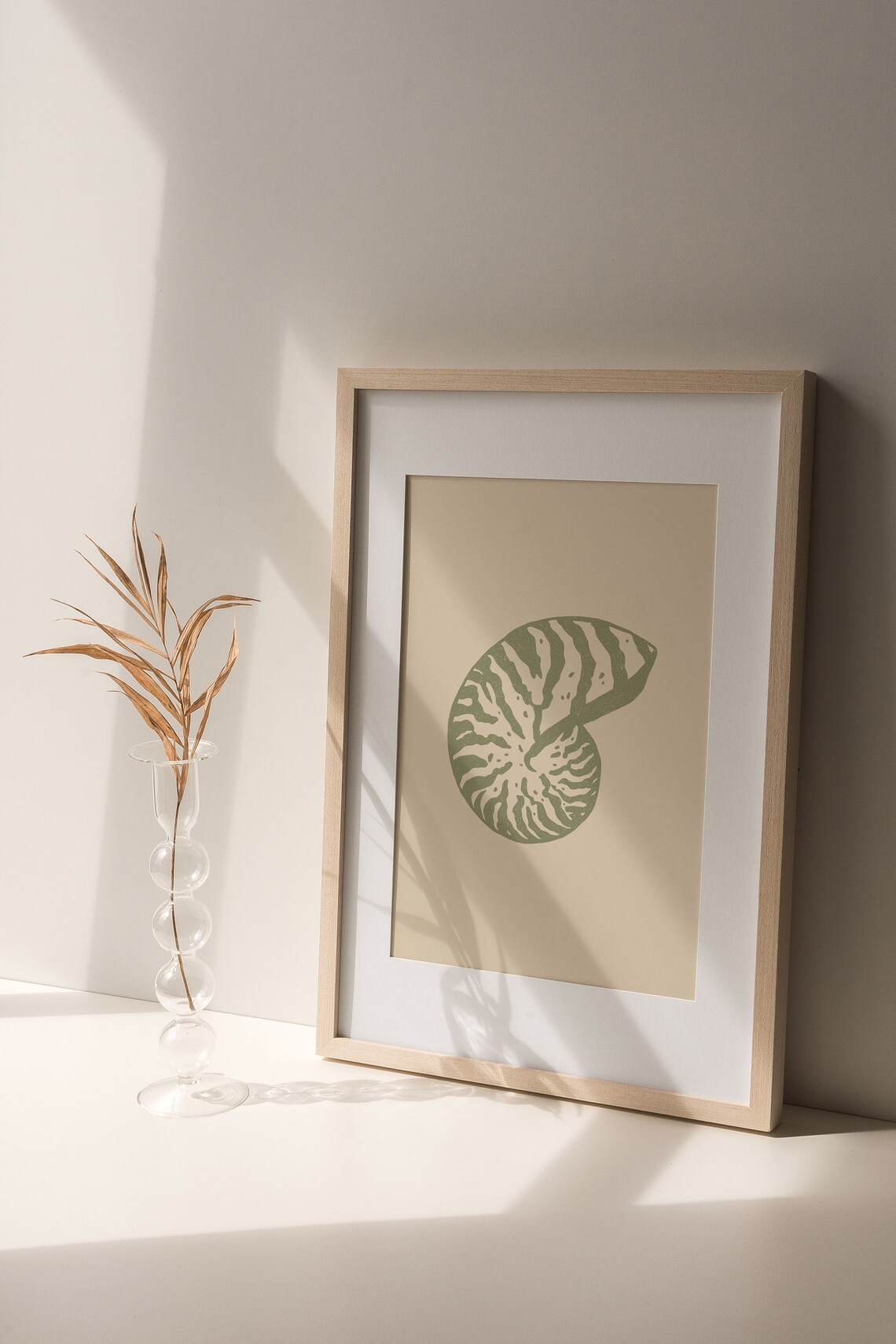 Seashell Art Print | Summer Shell Print | Seashell Ink Drawing ...
