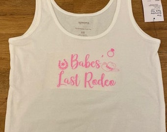 Bachelorette Tank Tops- Fully Personalized