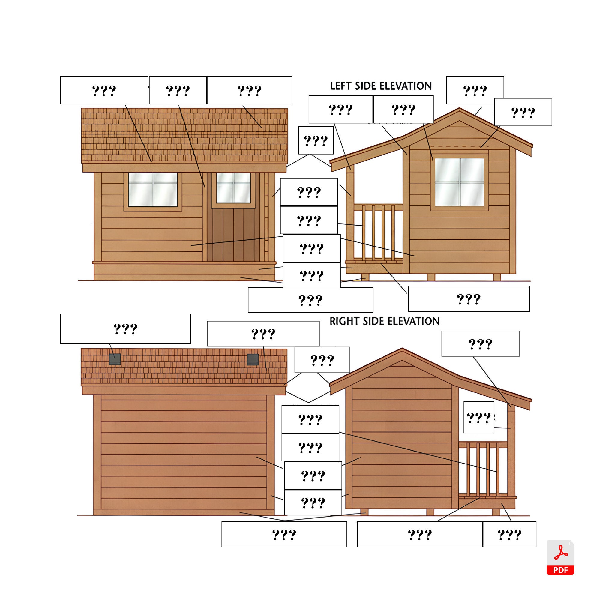 Custom Playhouse Plans for Kids - Shed Modern, Outdoor, and Hobbit Hole
