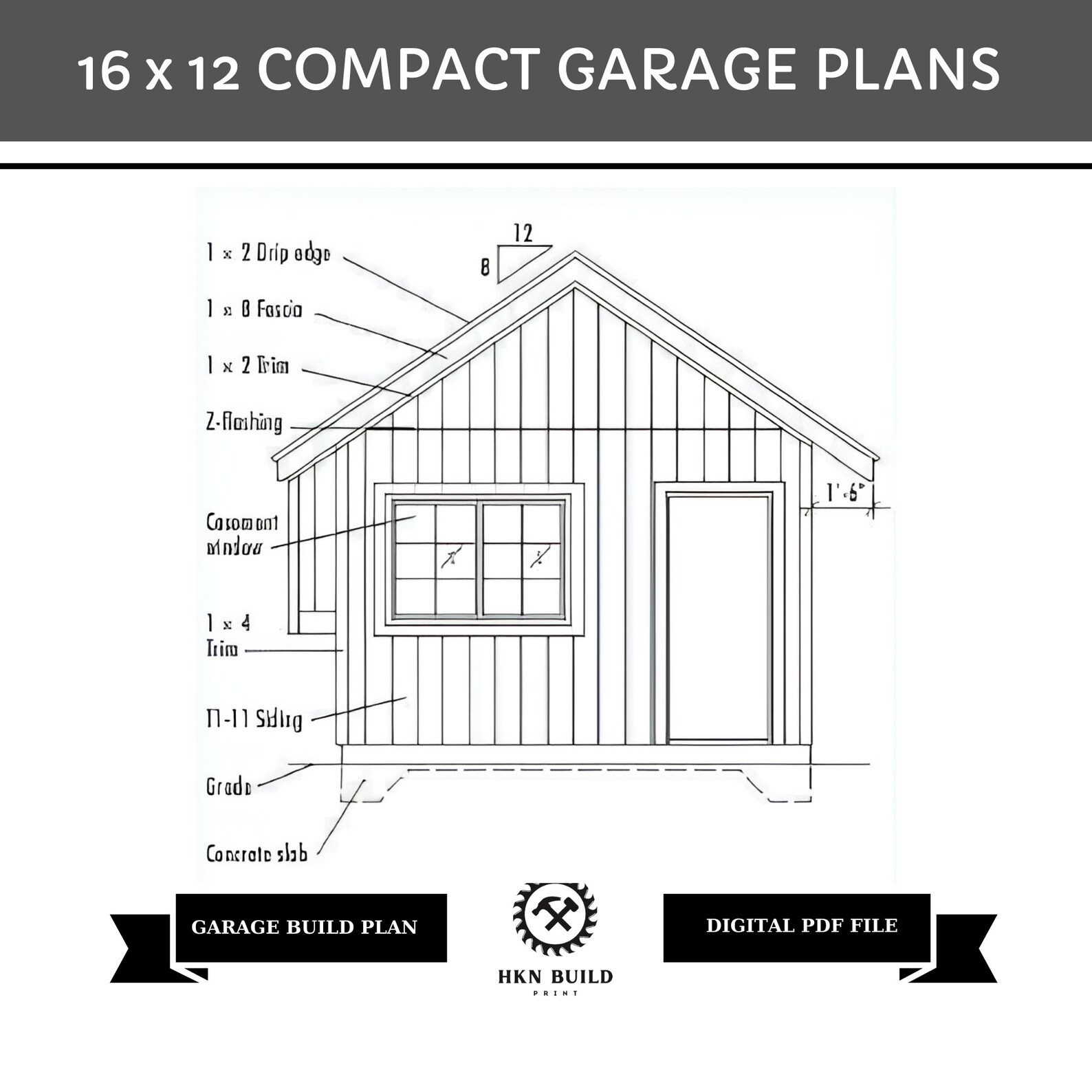 Modern DIY Car Garage House Plans, Comprehensive Building Blueprints ...
