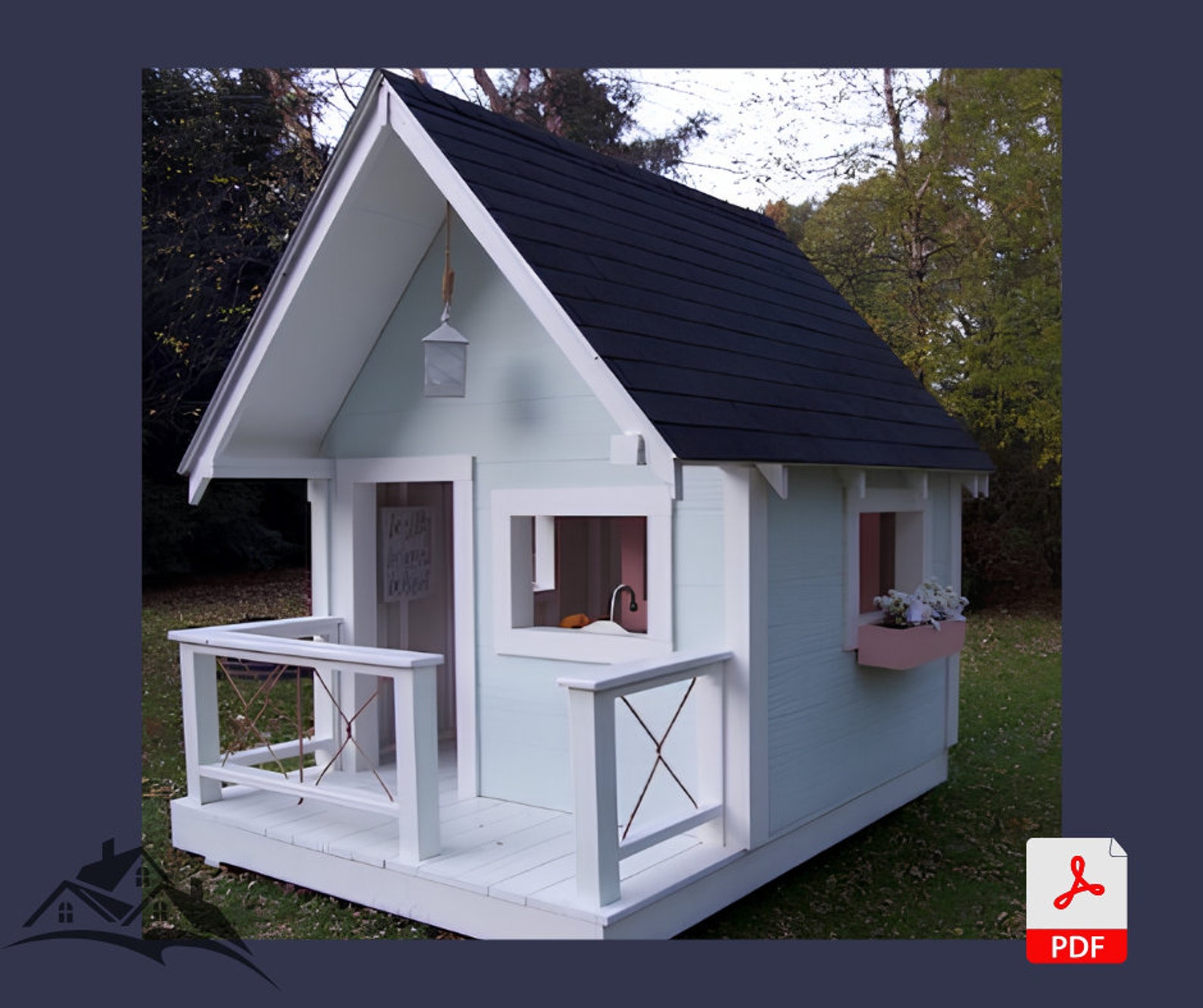 DIY Playhouse Plans,wooden Playhouse,playhouse Plans for Kids,playhouse