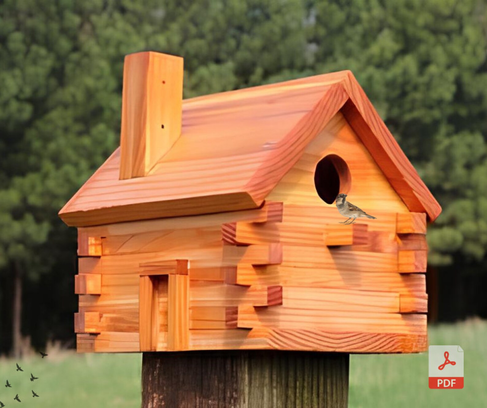 DIY Bird House Plans birdhouse Plans birdhouse Handmade large Bird 