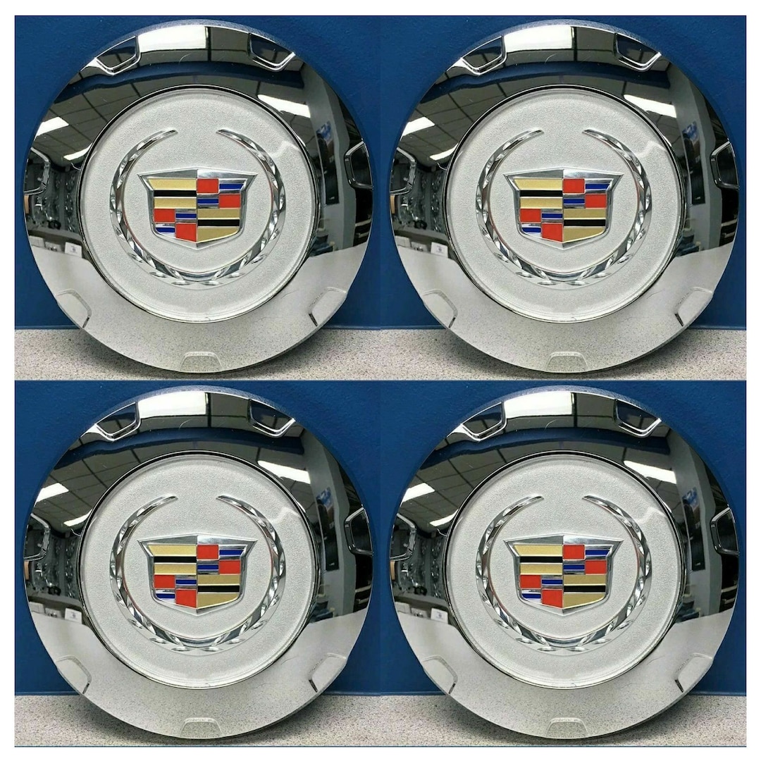 4 Pcs New Gm Cadillac Escalade 22 Inch Wheel Center Caps Set 9597355 - Etsy