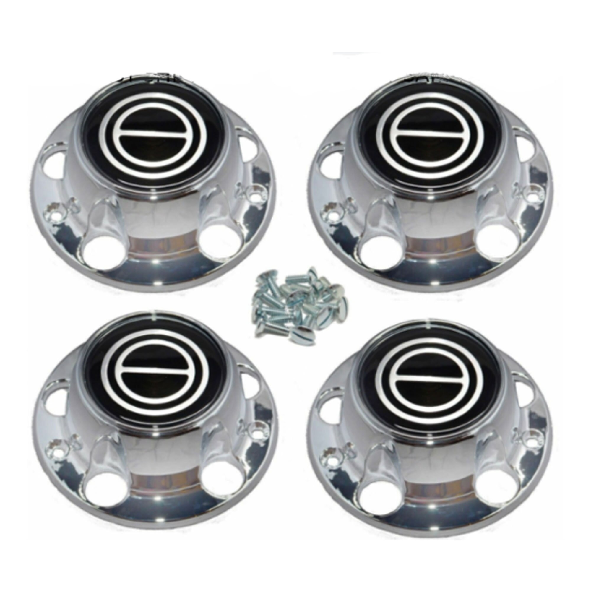 Chrome Wheel Hub Center Caps 19801996 Ford F150 Bronco Van Etsy