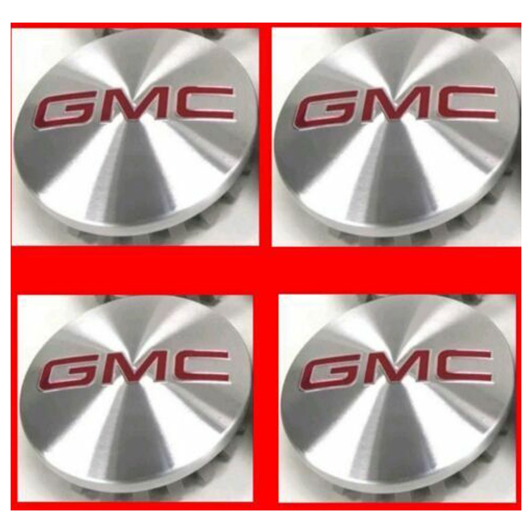 4GMC Brushed Aluminum Wheel Center Caps 22837060 83mm 3.25 Sierra Yukon Denali Etsy