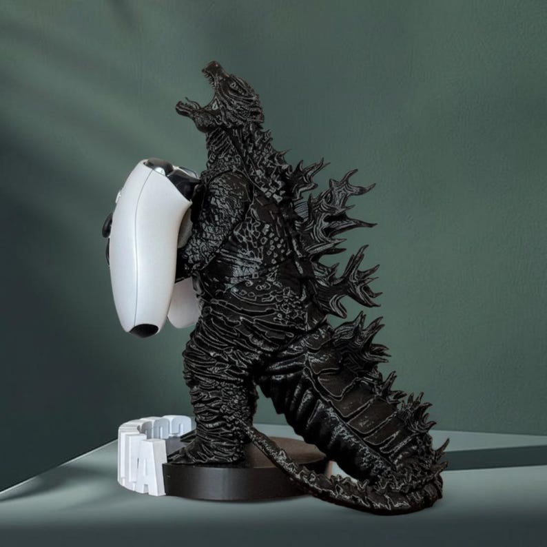 Godzilla Gaming Controller Stand – Eco-friendly 3D Printed Kaiju Hand ...