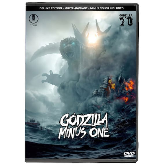Godzilla Minus One Double Feature - Color+b&w Version - DVD - Etsy