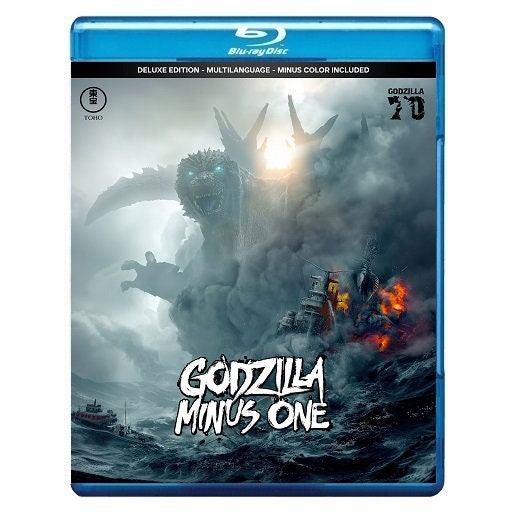 Godzilla Minus One Double Feature - Color+b&w Version - Blu Ray - Etsy