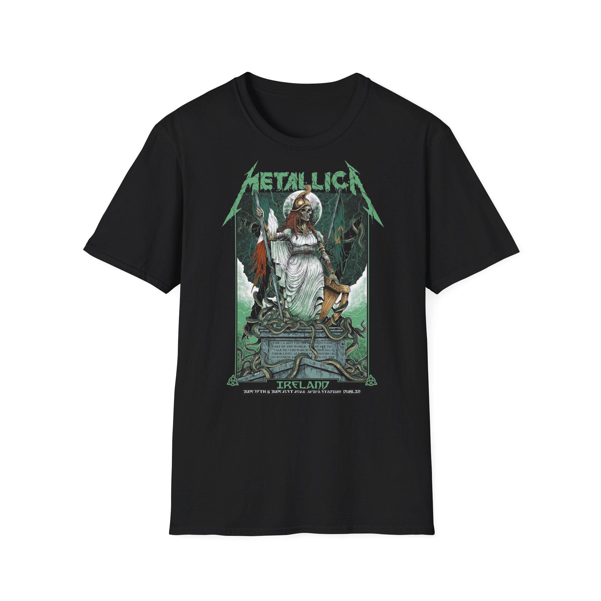 メタリカ ダブリン 2026 Tシャツ - コンサートTシャツ - M72ワールド