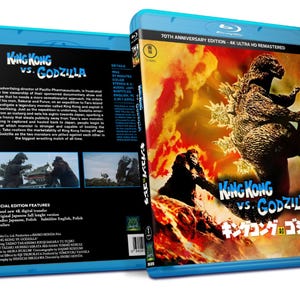 King Kong vs. Godzilla 1962 - Japanese version with English subtitles - 4K Remastered version - Blu Ray