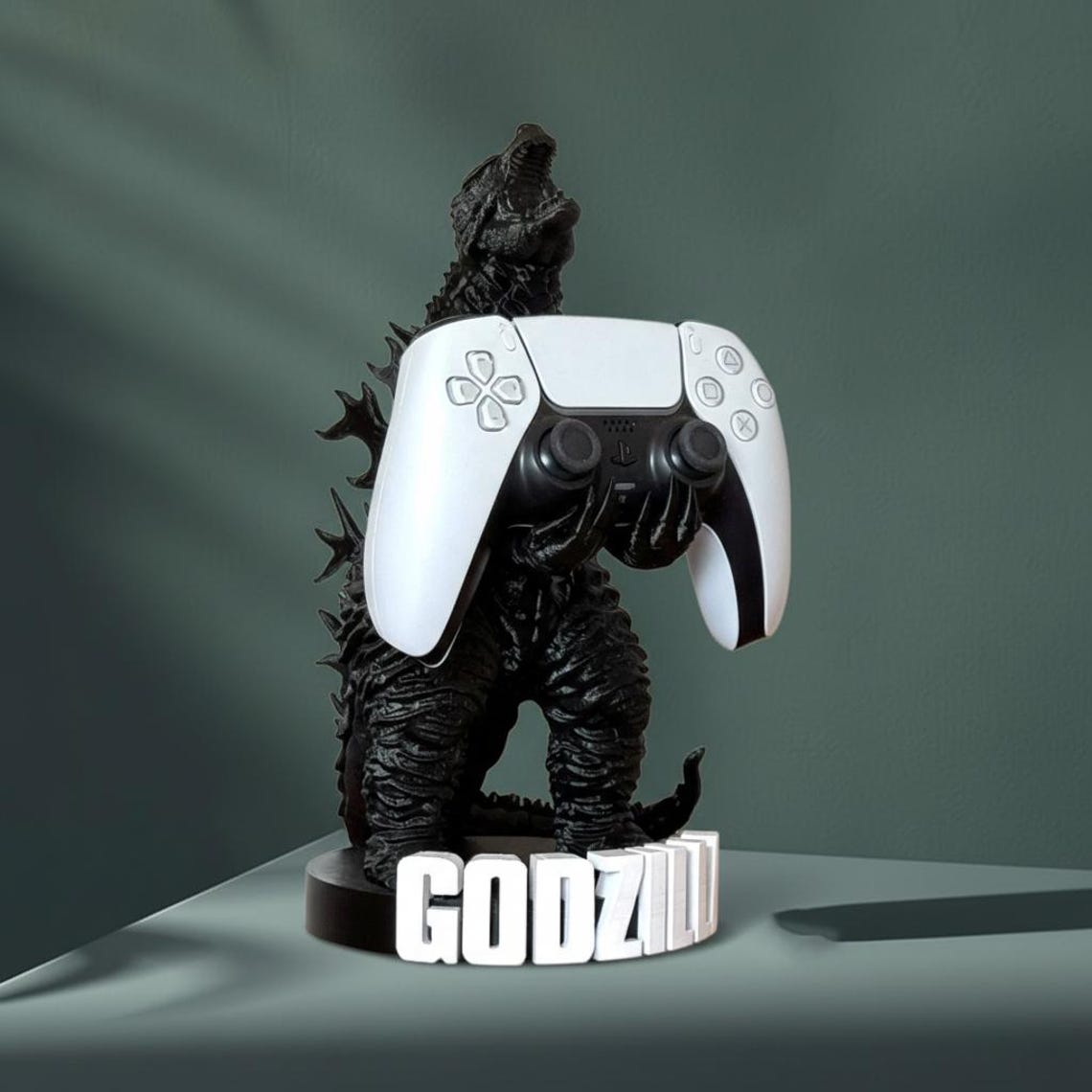 Godzilla Gaming Controller Stand – Eco-friendly 3D Printed Kaiju Hand ...