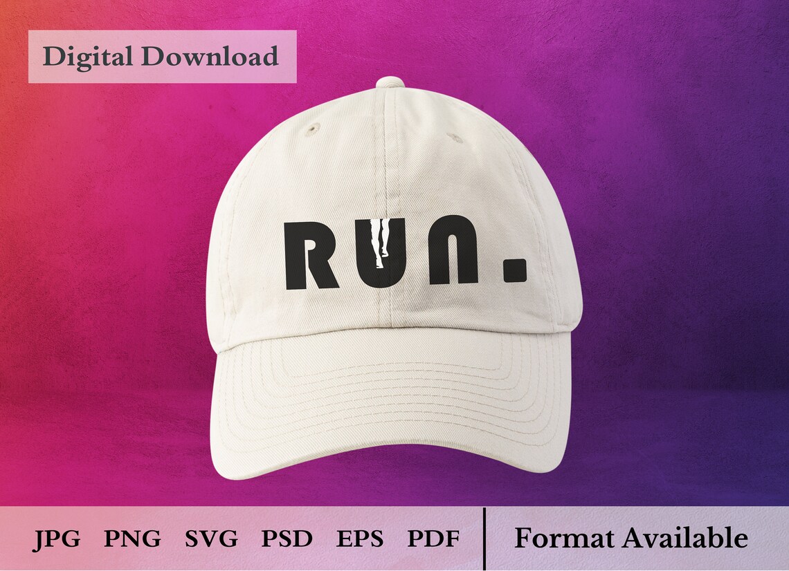 RUN Digital Svg Cut File- Digital Art - Fitness Runner Cut File ...