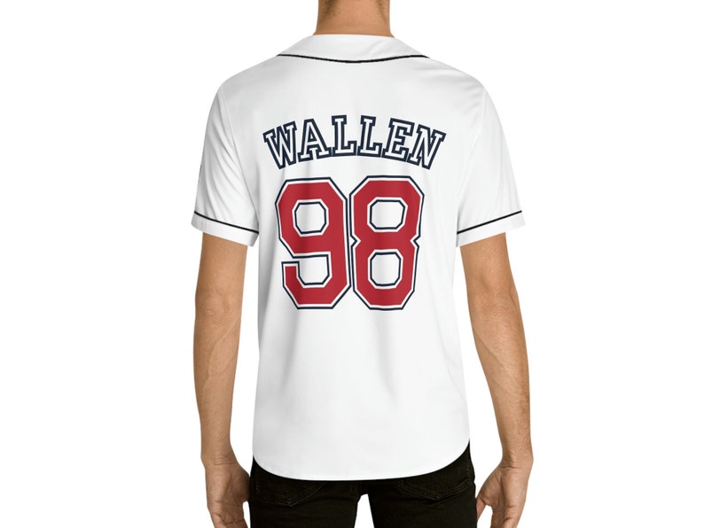 Wallen '98 Braves Baseball Jersey 98 Braves Etsy