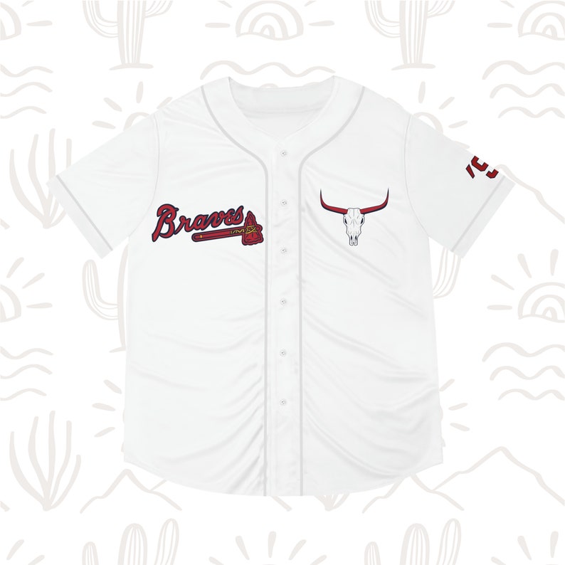 Wallen '98 Braves Baseball Jersey 98 Braves Etsy