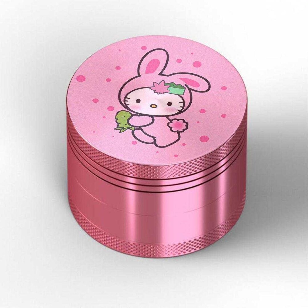 Grinder Cute Kitty Easter Bunny Pink Smoking Accessories Girly Etsy.de