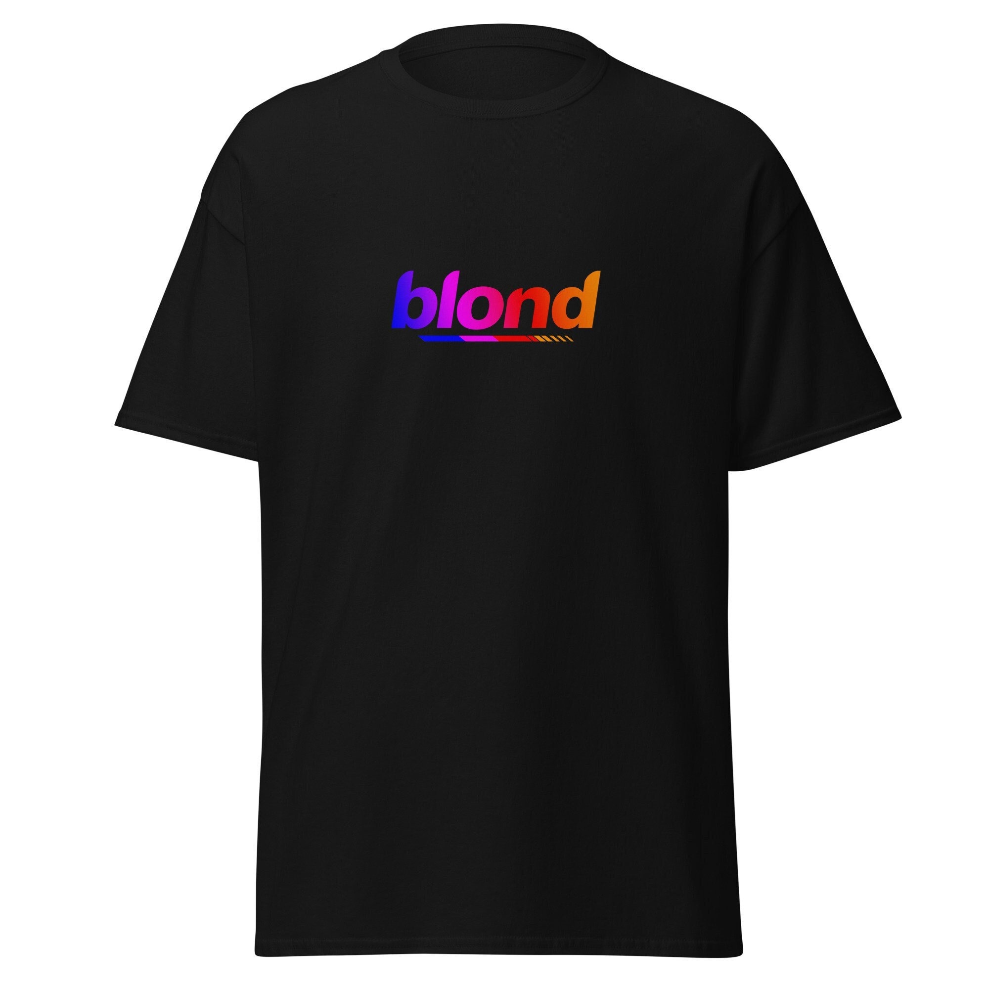 blonded radio Tシャツ ホワイト ミラノカラー Blonded Radio - Etsy
