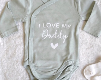 Toppa termoadesiva "Amo la mia mamma" "Amo il mio papà" I Regalo mamma/papà I Lunghezza 11 cm