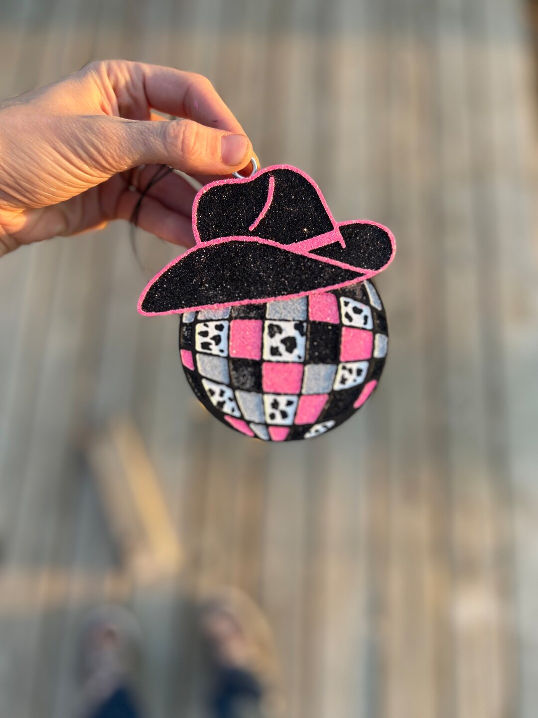 Cowboy Hat Disco Ball, Disco Ball, Cowboy Hat, Car Freshies, Car