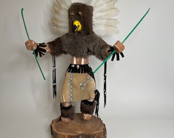 Vintage Navajo Kachina Doll “ Owl “ 33”