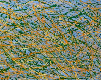 Abstract Acrylic  Paint “ Sunshine “
