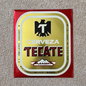 Tecate Beer Can 3D Art Tecate Beer Art Tecate Art Mexican