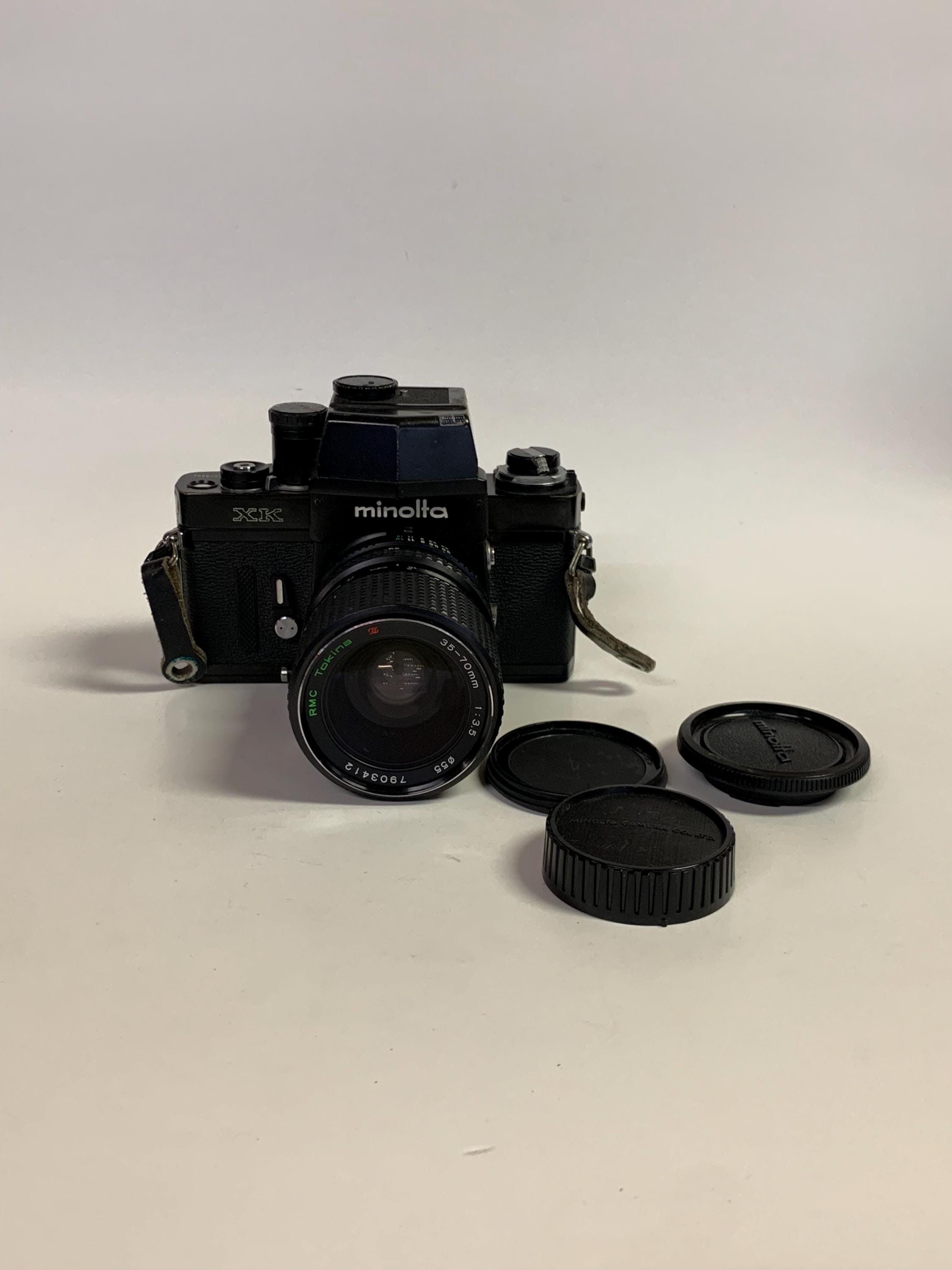 Vintage Minolta XK Film Camera With RMC Tokina 35-70mm Lens