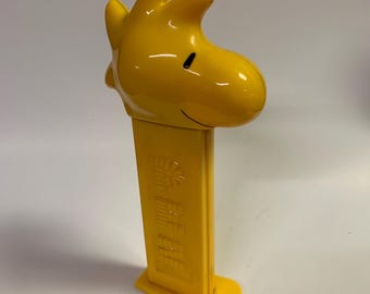 Vintage Original Woodstock Giant Pez Dispenser 12" Musical Peanuts Toy