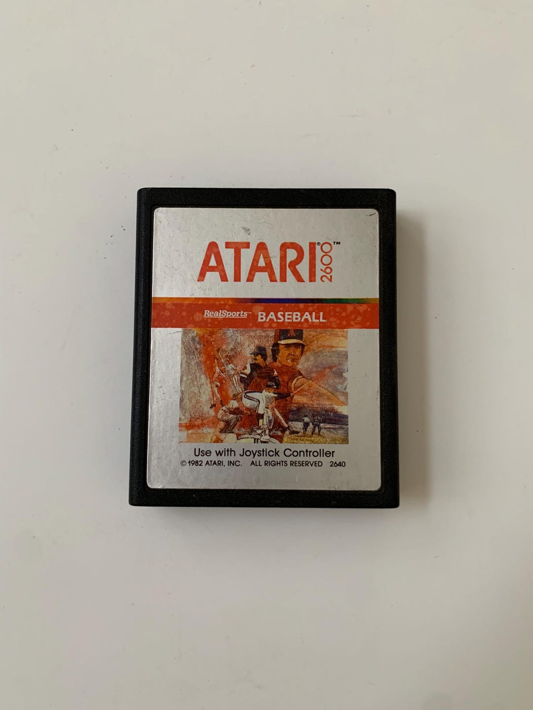 Vintage Atari 2600 Real Sports Baseball Game Cartridge Tested and ...