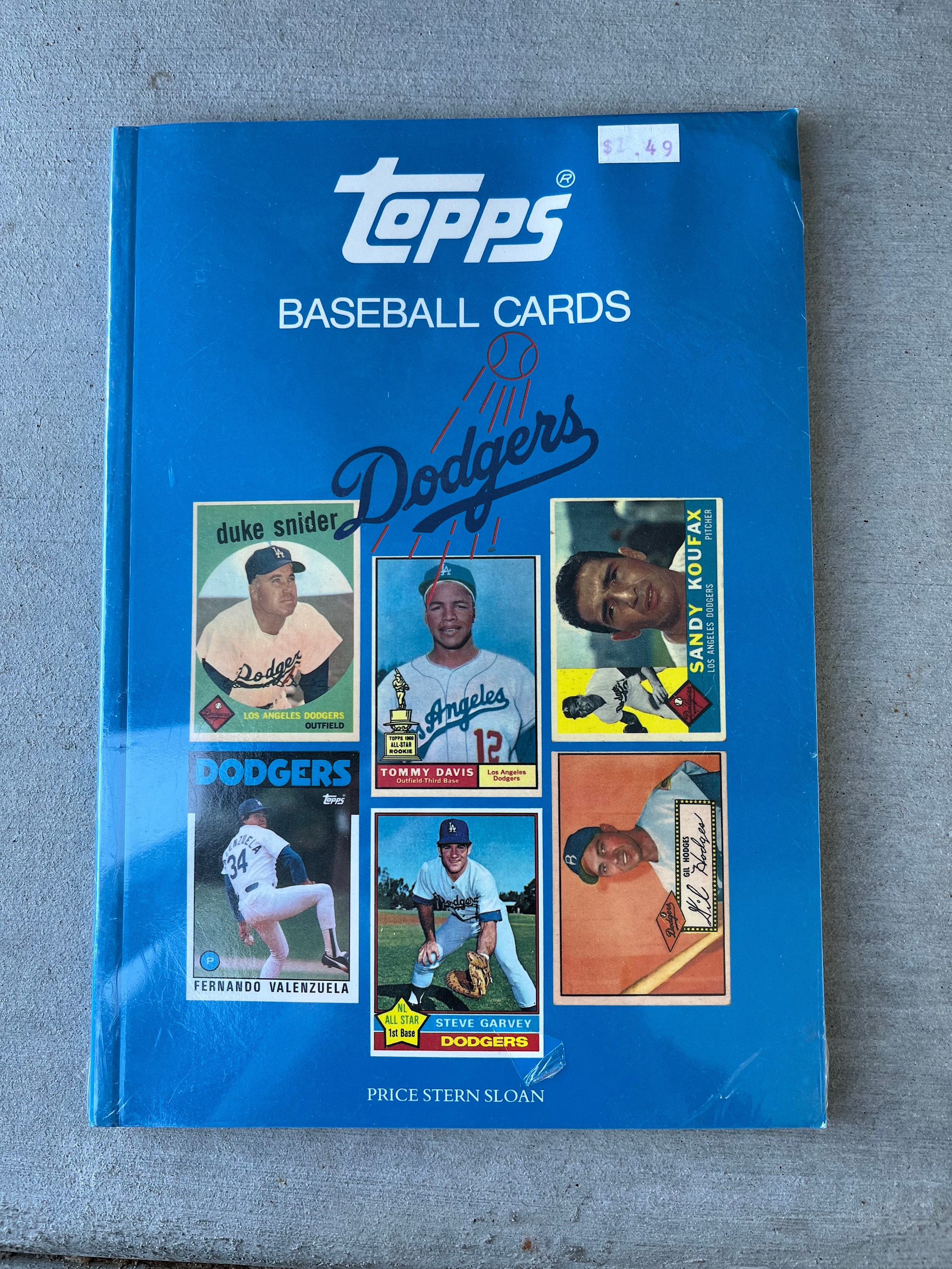 Vintage 1990s TOPPS Baseball Cards Los Angeles Dodgers Book New Old Stock